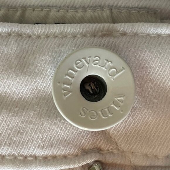 VINEYARD VINES Delaney Denim Mini Skirt White 8 - Picture 7 of 16